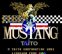 Fire Mustang Title Screen